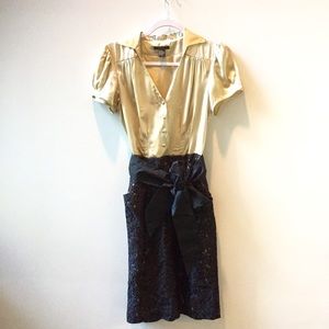 Saja Silk Lace Dress